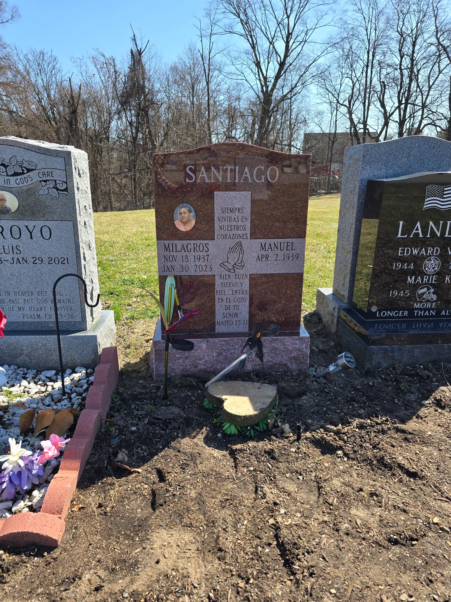 Granite Headstone hand-carved by Headstone Cost Guide in NJ — image 3