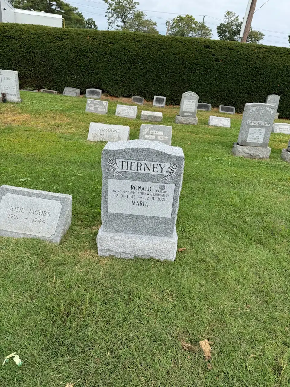Granite Headstone hand-carved by Headstone Cost Guide in NJ — image 5