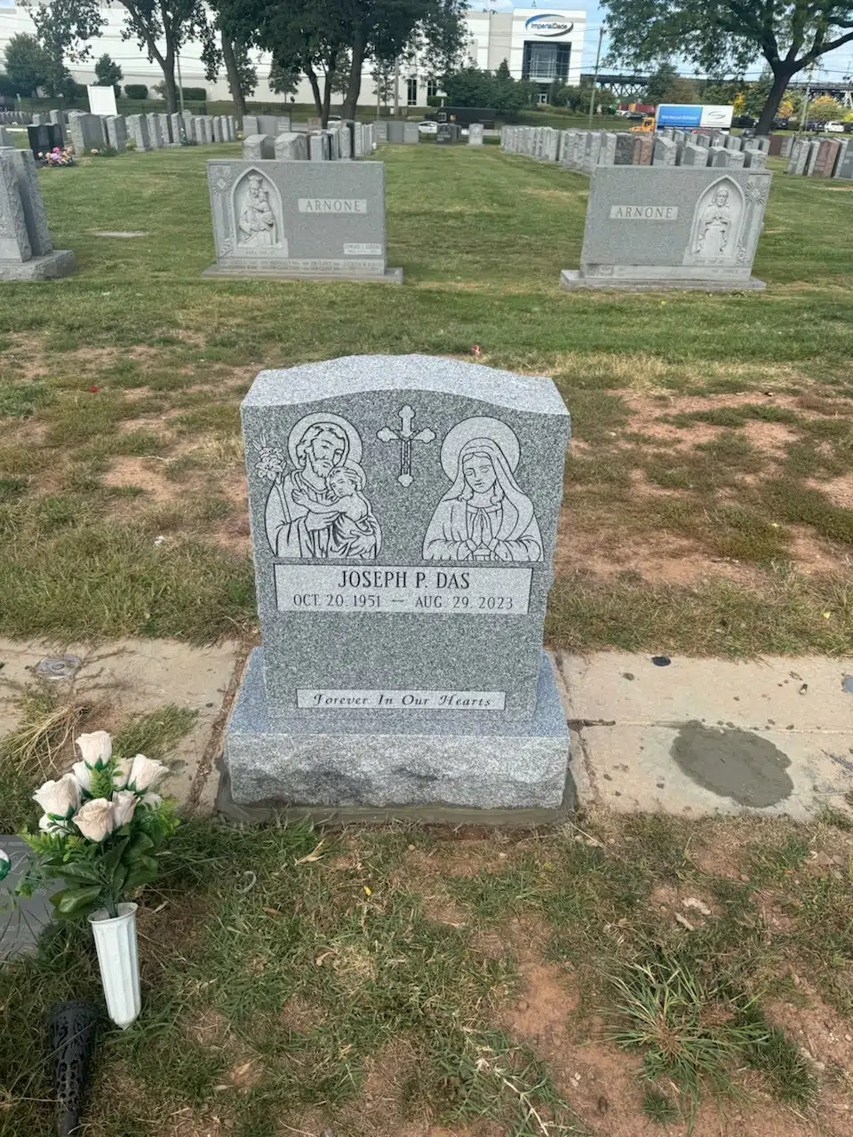 Granite Headstone hand-carved by Headstone Cost Guide in NJ — image 7